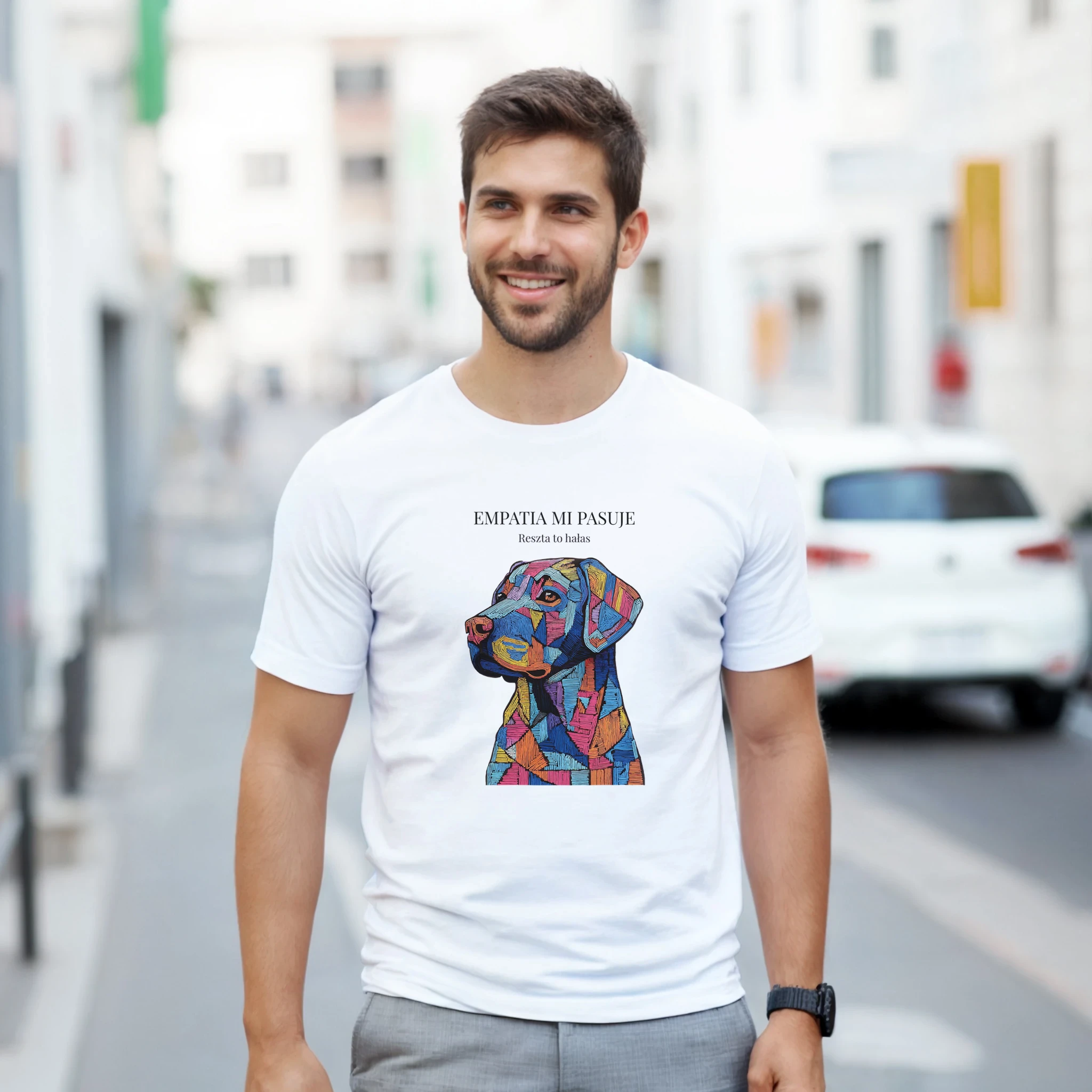 Empatia mi pasuje – Reszta to hałas | Koszulka unisex 8 1599f52f-e22b-42a1-bc80-487d7af4c68c