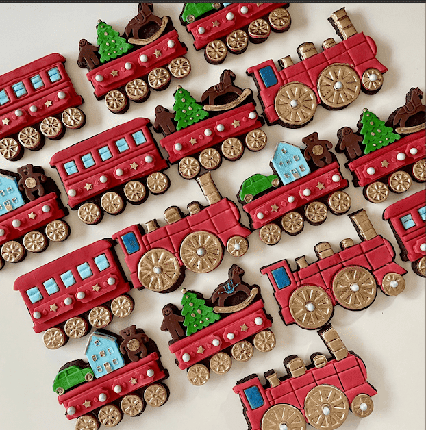 Pierniki świąteczne pociąg 1 Pierniki świąteczne pociąg