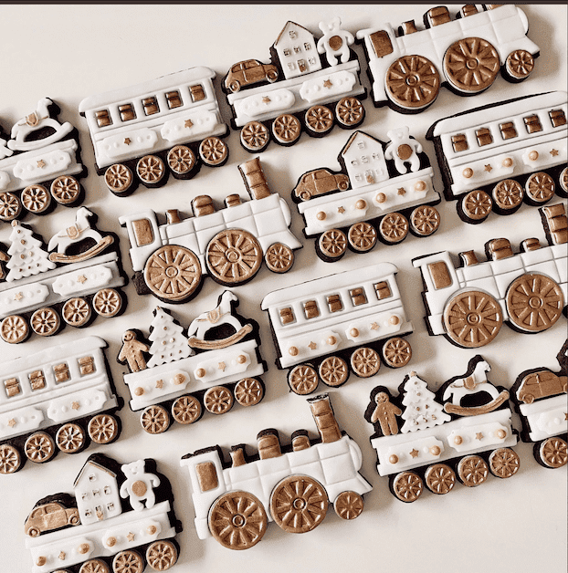 Pierniki świąteczne pociąg 2 Pierniki świąteczne pociąg - obrazek 2