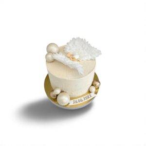 Tort na Chrzest aniołek