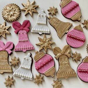 CIASTECZKA NA ŚWIĘTA DZWONKI BOMBKI