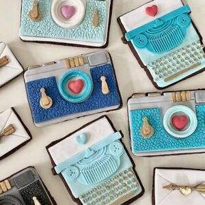 Ciasteczka aparat maszyna do pisania