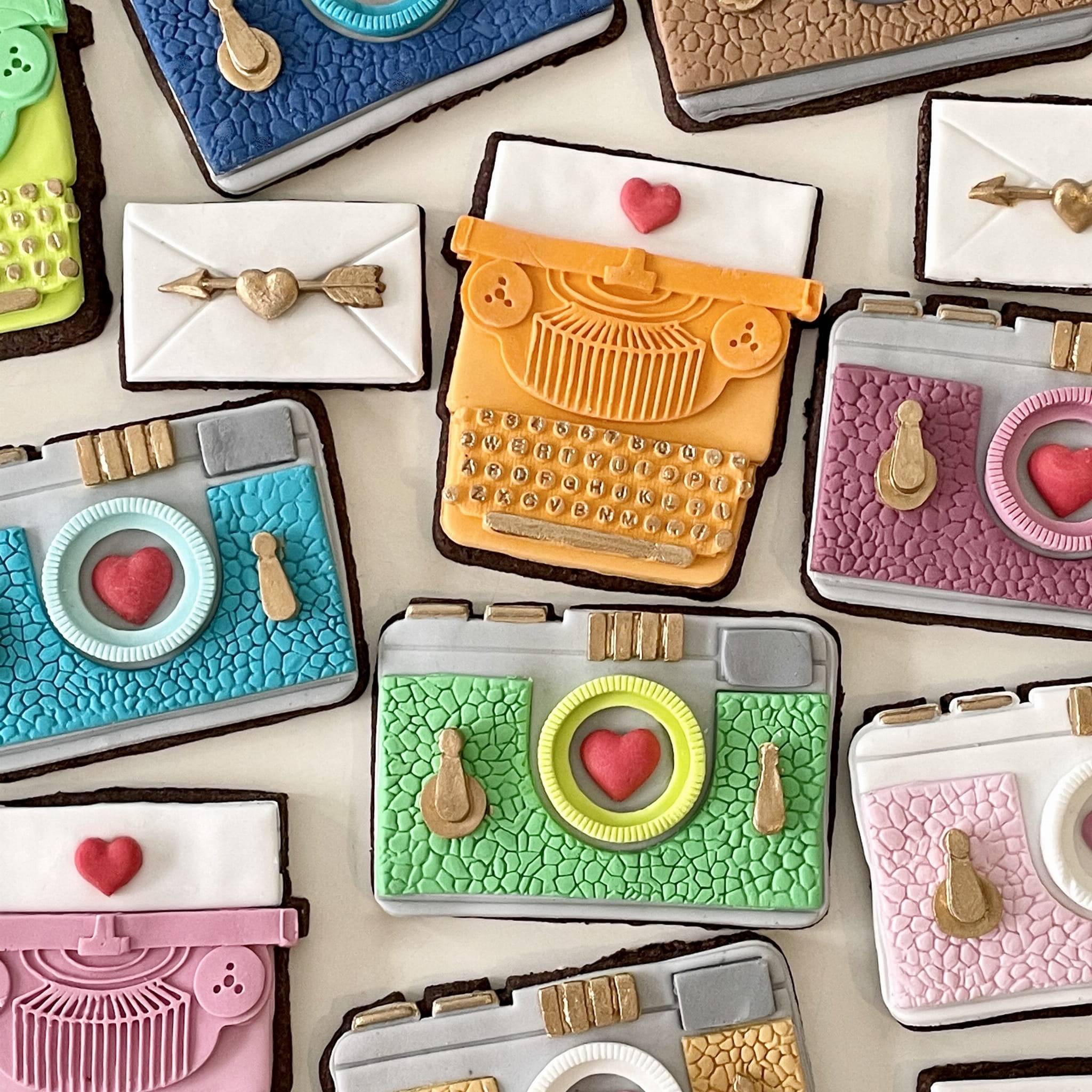 Ciasteczka aparat maszyna do pisania 3 Ciasteczka aparat maszyna do pisania - obrazek 3