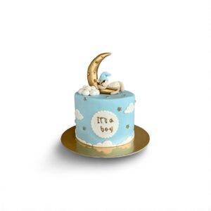 Tort na roczek z misiem