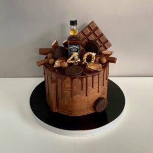 Tort Jack Daniels czekoladowy