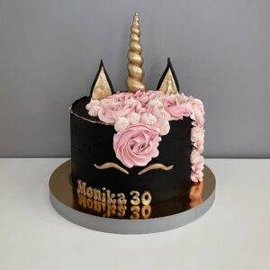 Tort jednorożec czarny