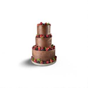 Tort weselny czekoladowy