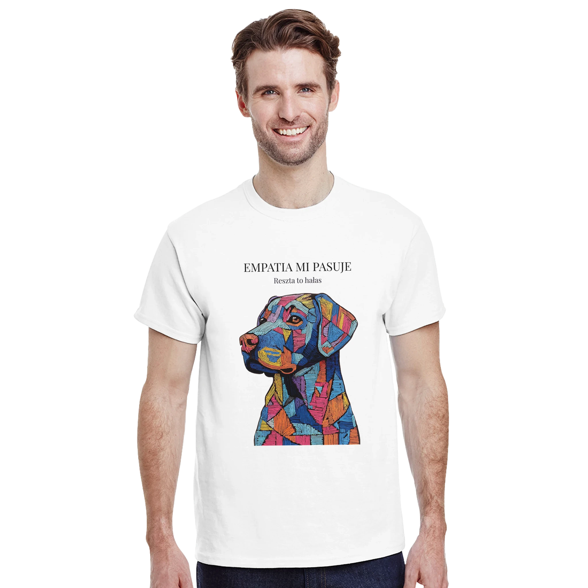 Empatia mi pasuje – Reszta to hałas | Koszulka unisex 2 dcb62310-e692-421d-b309-68dc20410e78