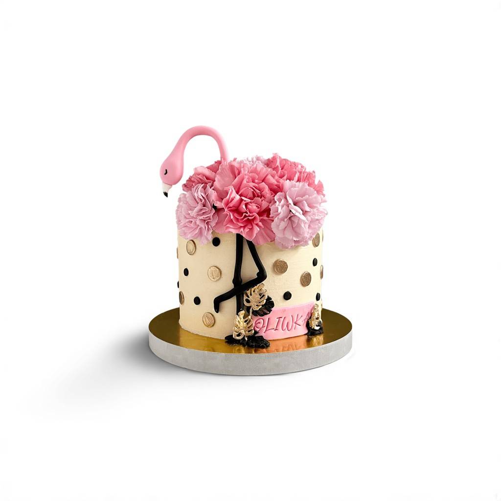 Tort Flaming Biały 1 Tort Flaming Biały